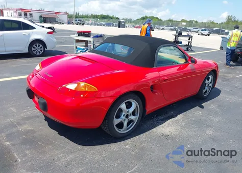 2002 Porsche Boxster из США, поврежденный, VIN WP0CA29812U624822
